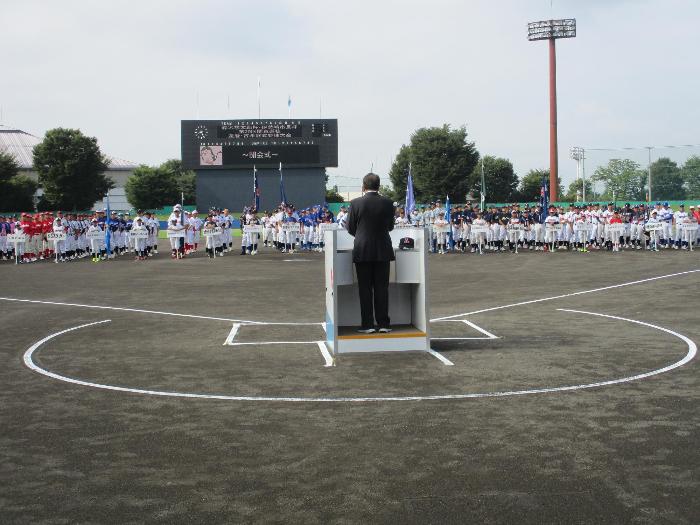 鈴木惣太郎杯・伊勢崎市長杯争奪第20回関東選抜還暦・古希軟式野球大会の様子