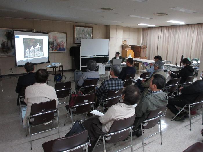 産業遺産鋸屋根工場講演会の様子