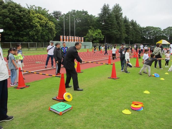 市民レクリエーションスポーツ祭視察の様子