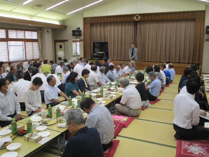 たまむら花火大会交流会の様子