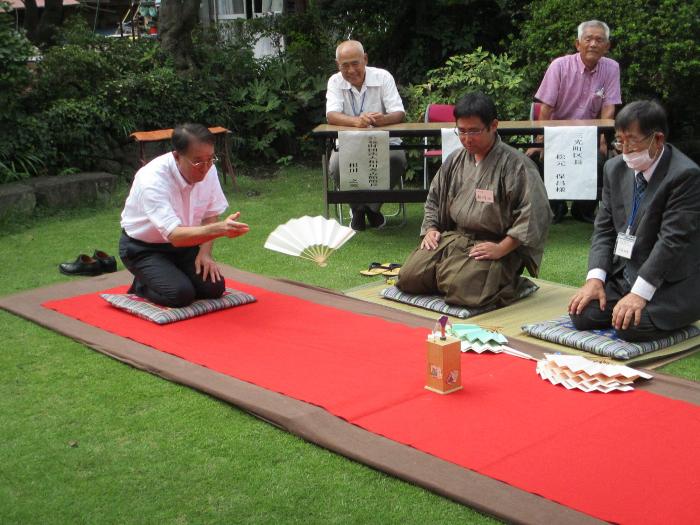 群馬県投扇興大会の様子