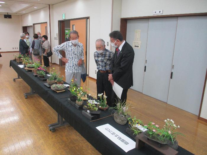 殖蓮公民館文化祭作品展の様子