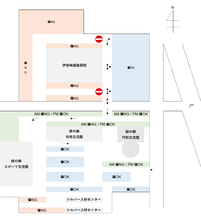 フェスタ駐車場案内図
