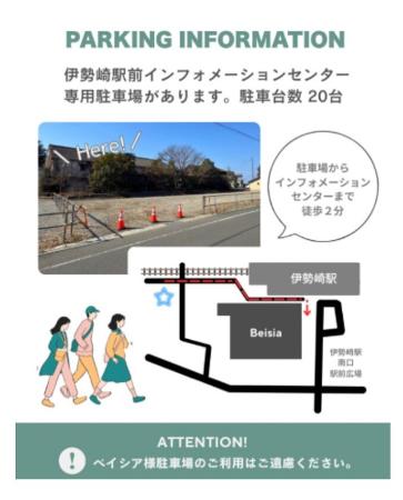 インフォメーションセンター利用者用駐車場