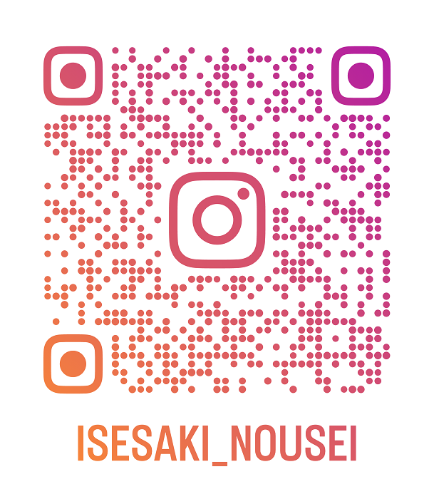 伊勢崎市農政課公式インスタグラム二次元コード