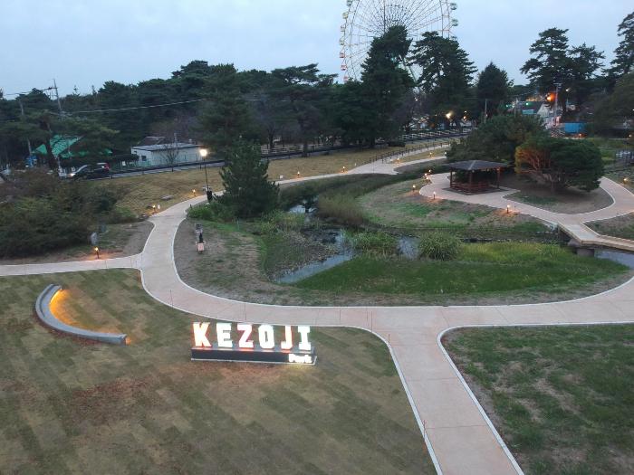 整備後の水生植物園の様子