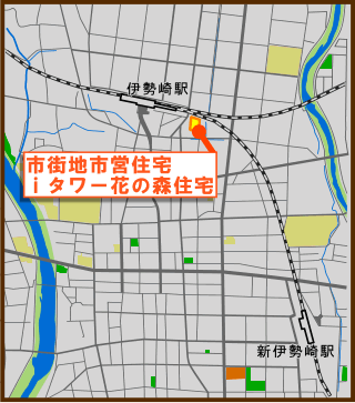 iタワーの位置図