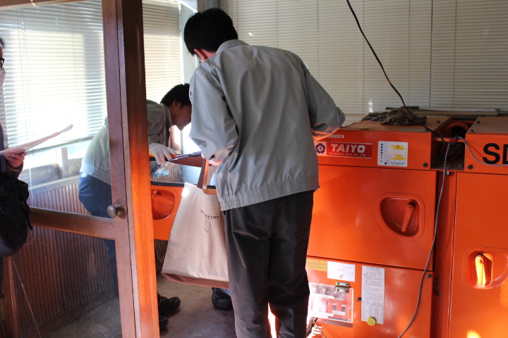 非常用発電機の起動