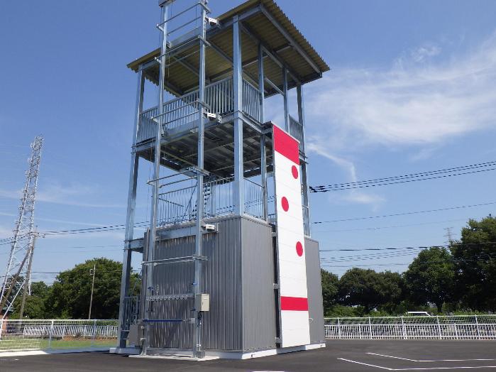 境消防署の訓練塔