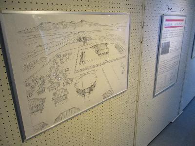 埋蔵文化財パネル展の様子です。
