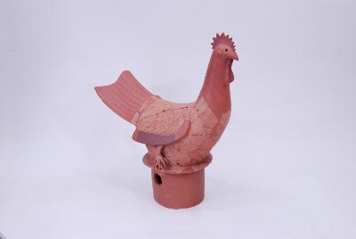 鶏形埴輪キャラクターのモデルの赤堀茶臼山古墳出土の鶏形埴輪