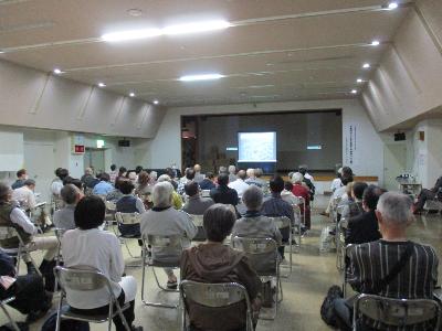 歴史文化講座1回目の右島和夫先生の講座です。