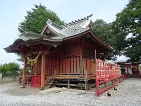 柴町八幡神社社殿の写真