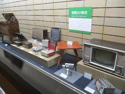 企画展昭和のカタチの昭和30年代の展示状況