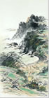 海岸和船の絵